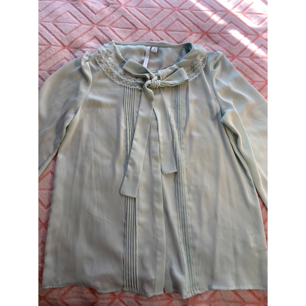Mint Button Up